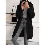 Thérèse | Cardigan Long Ouvert Côtelé