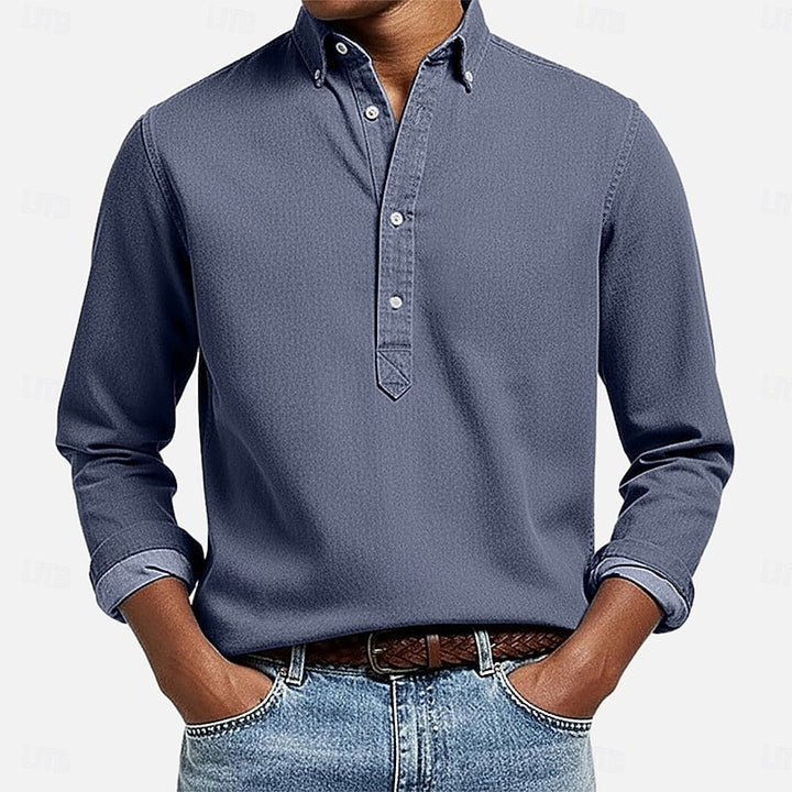 Florian | Chemise Décontractée à Col Boutonné