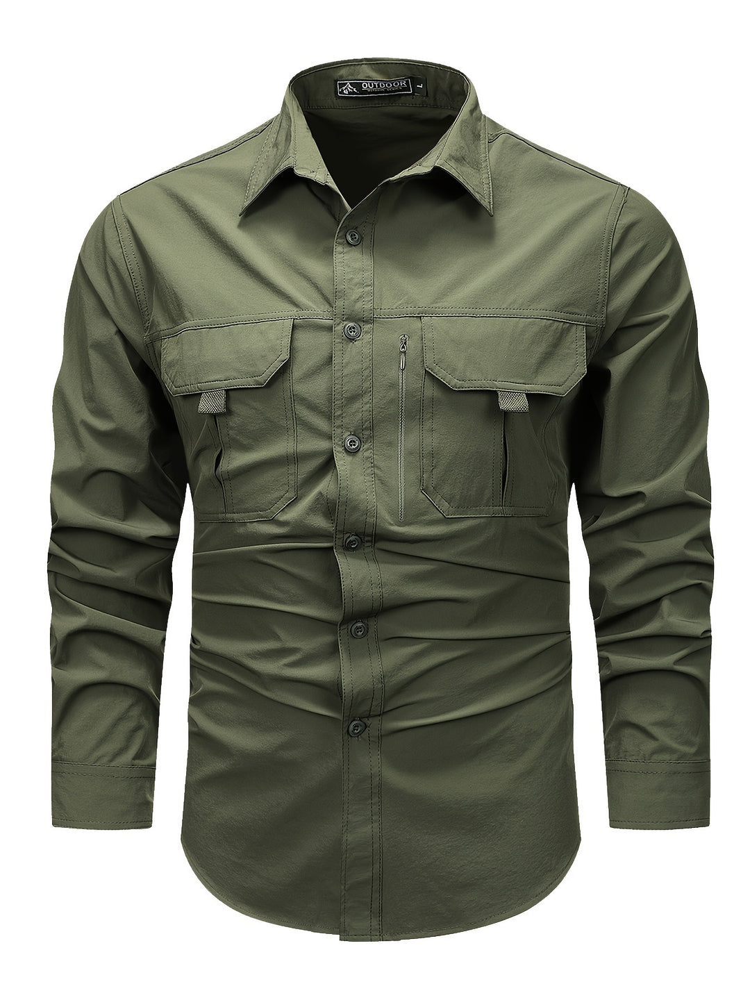 Matthieu | Chemise Cargo à Manches Longues
