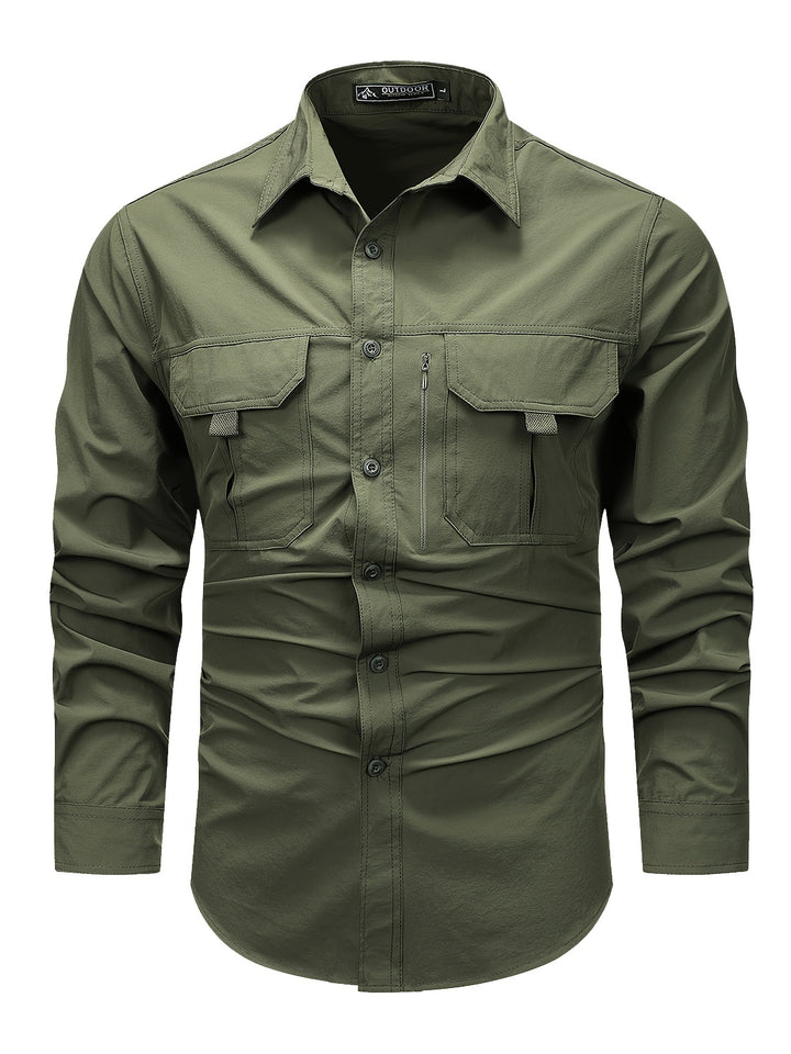 Matthieu | Chemise Cargo à Manches Longues