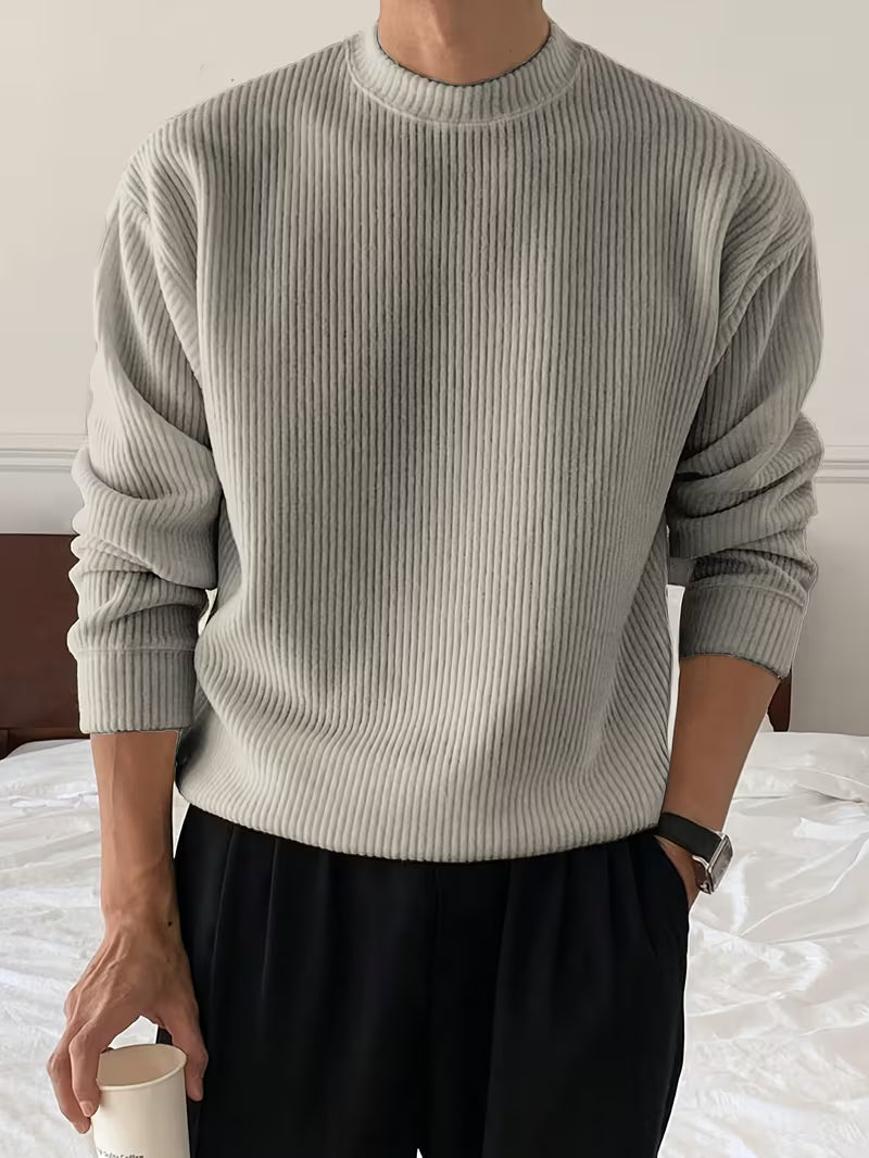 Gaël | Pull Côtelé Col Rond