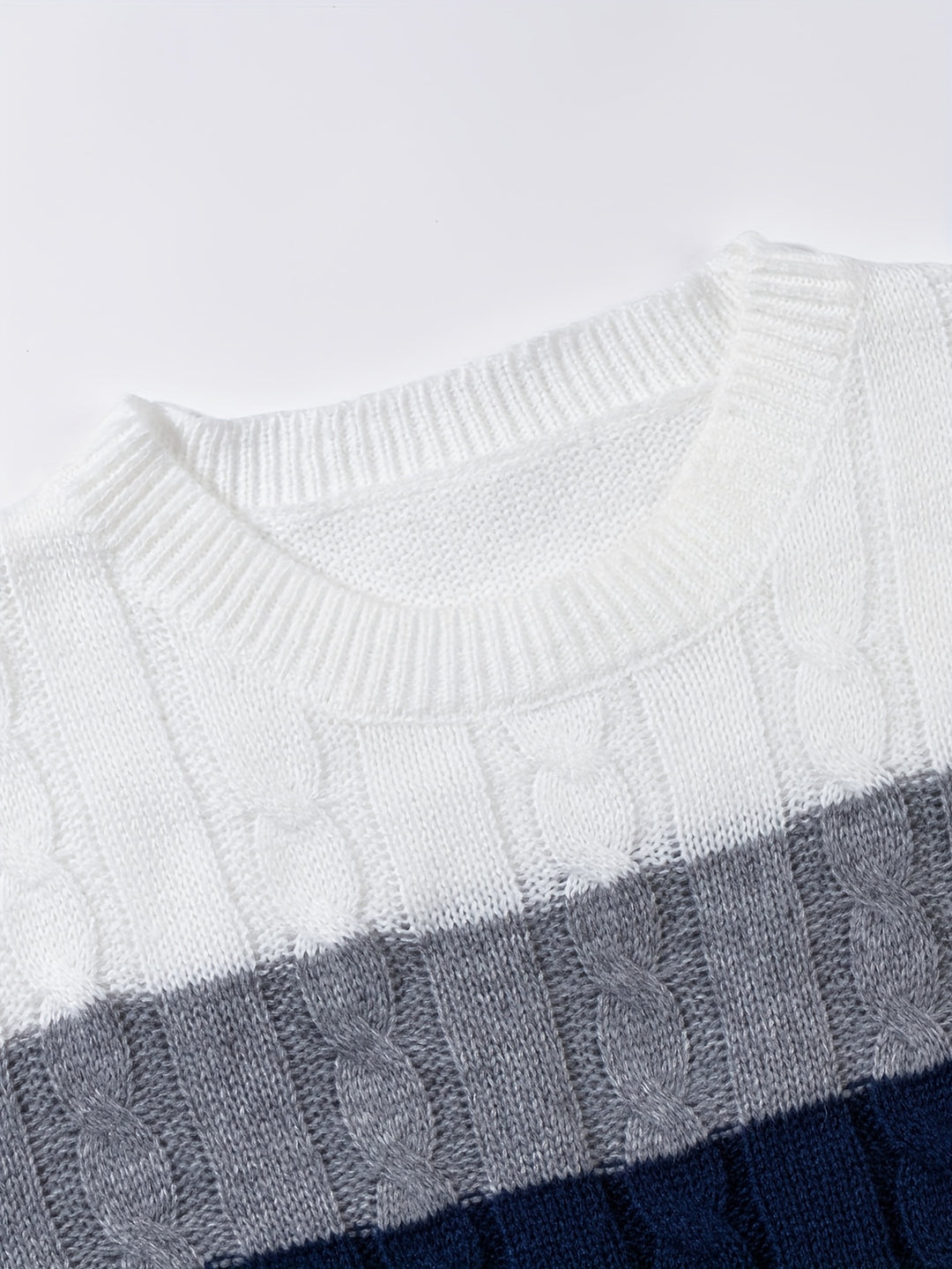 Georges | Pull Torsadé Col Rond
