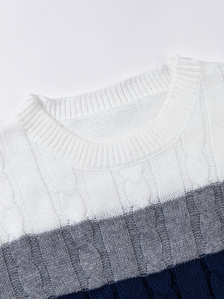 Georges | Pull Torsadé Col Rond