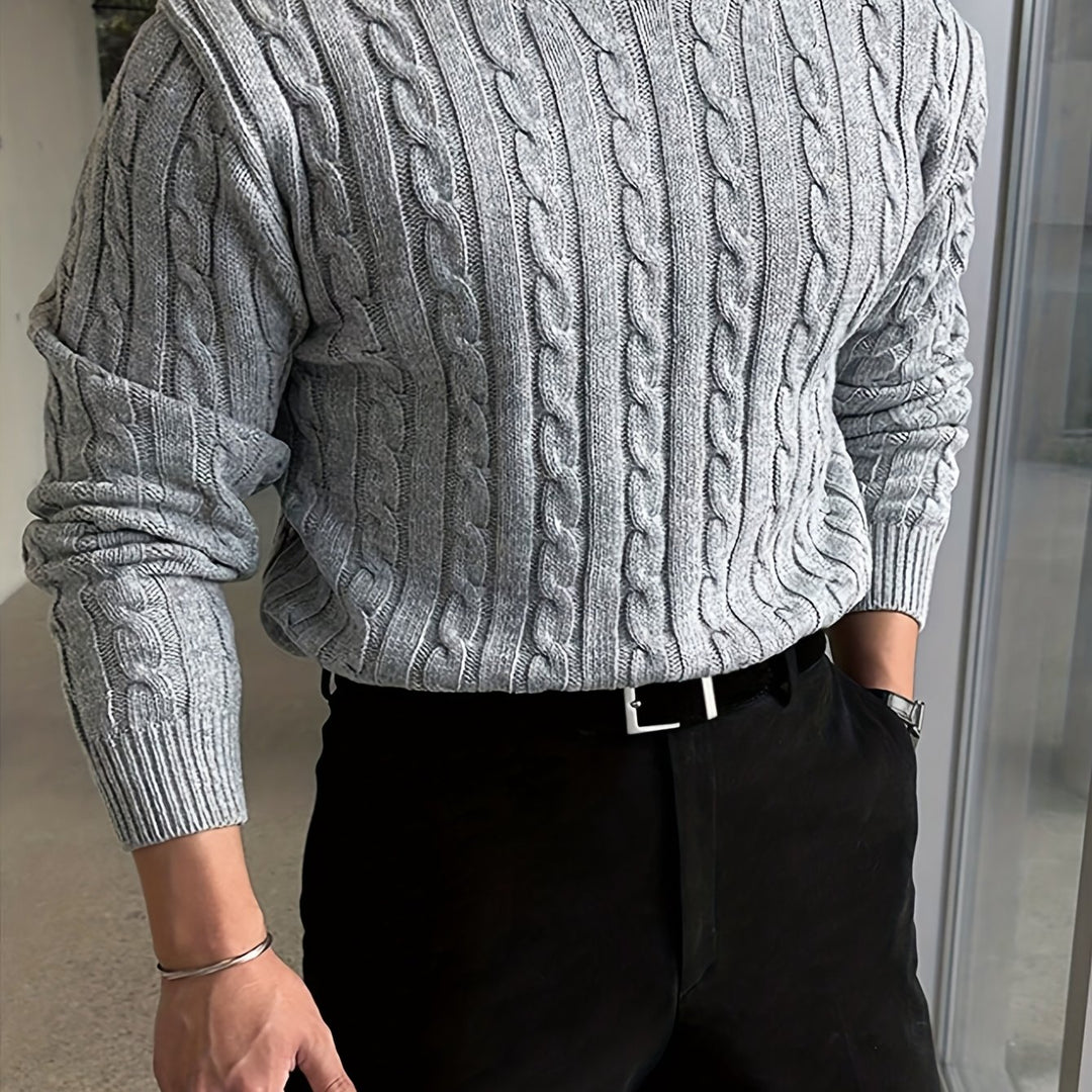 Casimir | Pull Torsadé à Col Rond