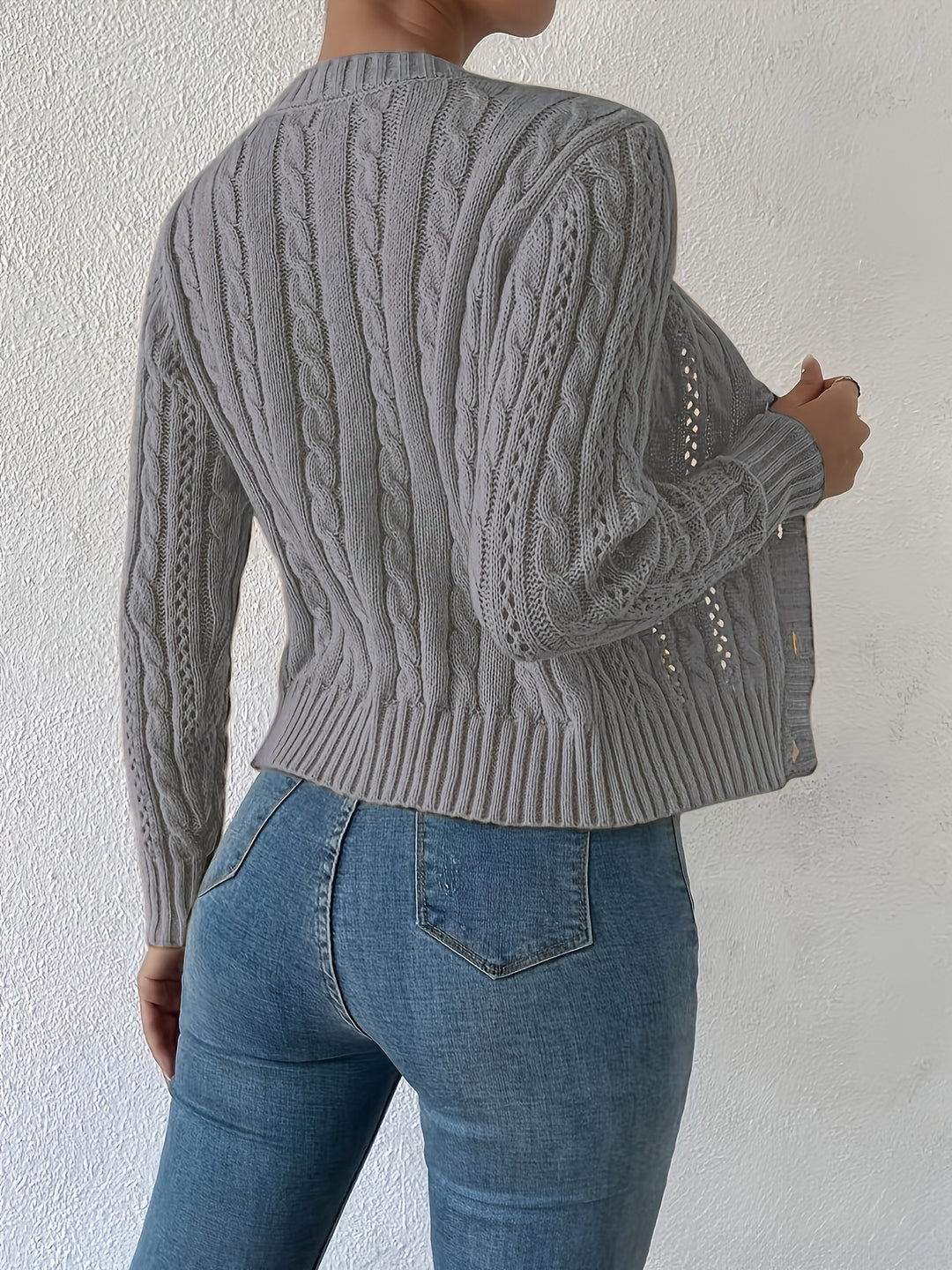 Sylvie | Cardigan Torsadé Boutonné