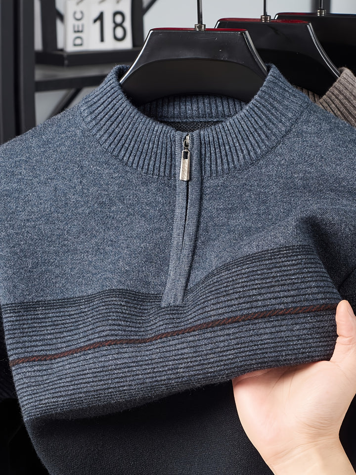 Alphonse | Pull Élégant à Col Zippé