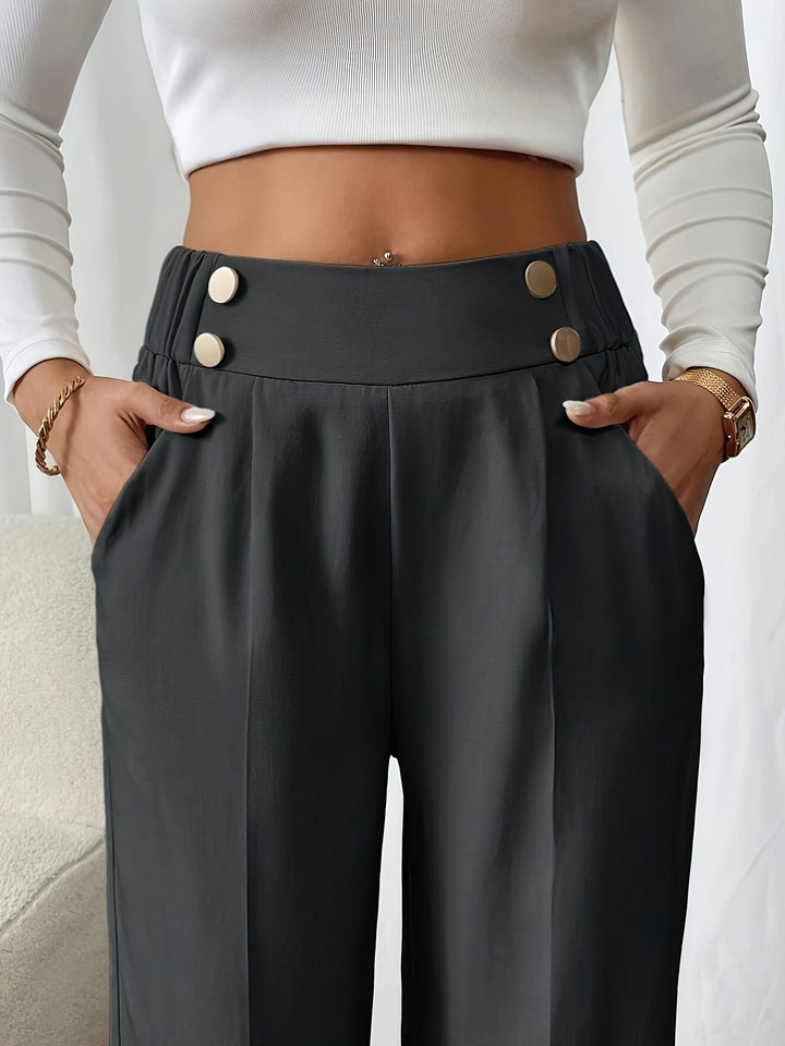 Ariane | Pantalon Fluide à Jambe Droite