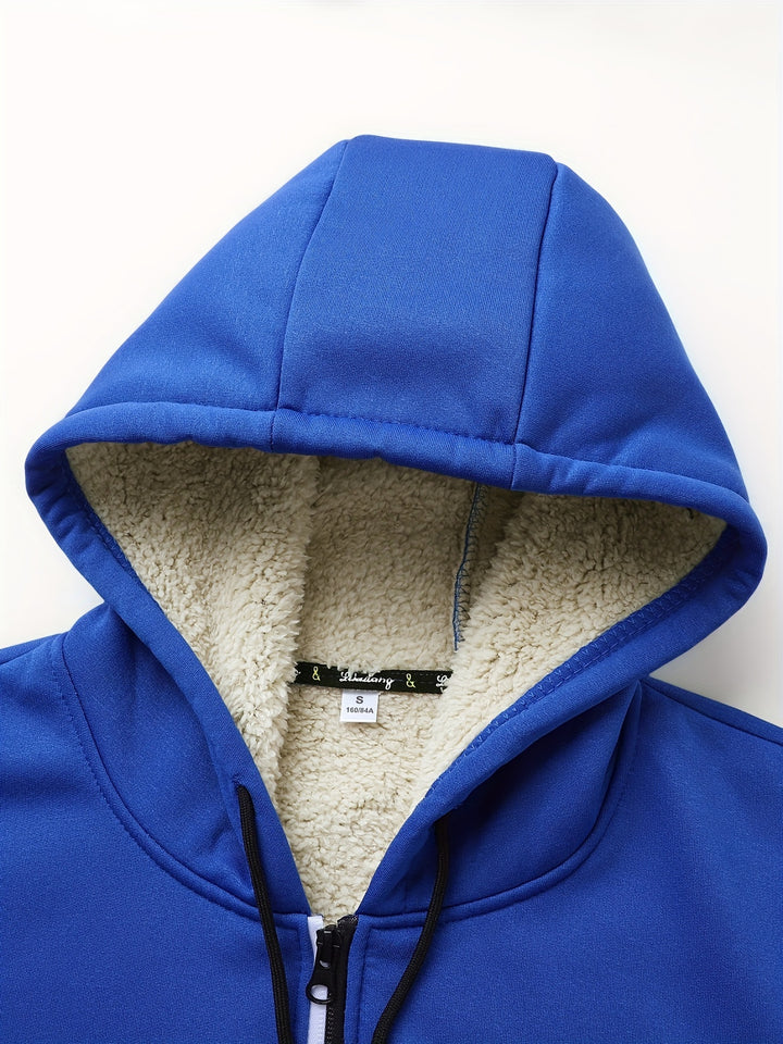 Aymeric | Veste à Capuche Zippée Chaleur Cocon