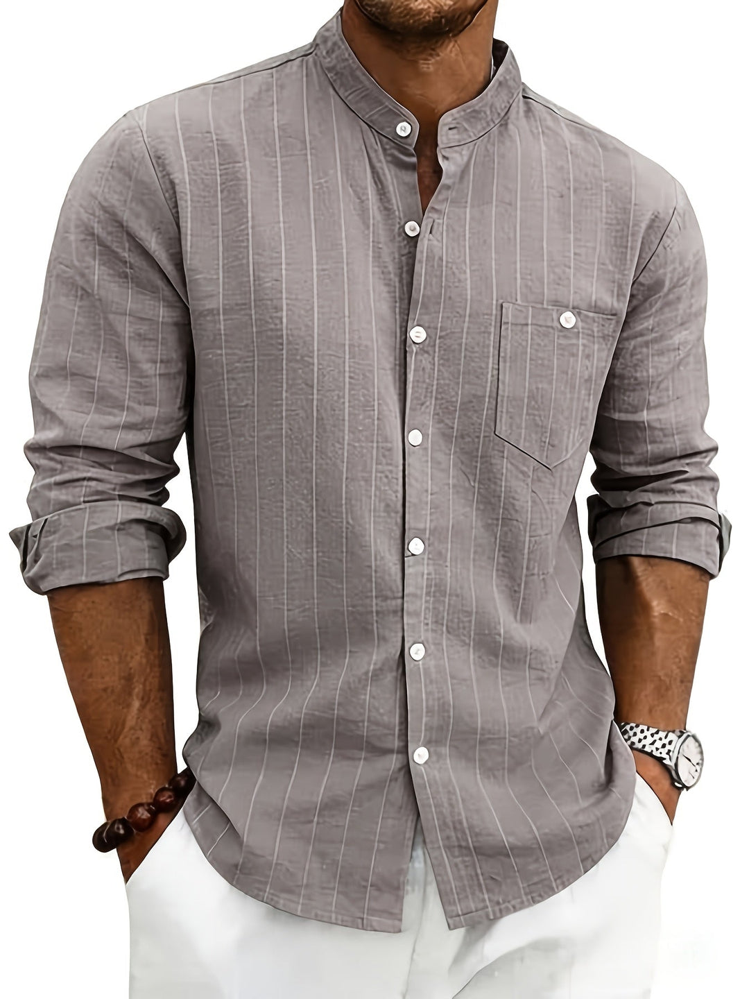 Armand | Chemise Rayée Élégante