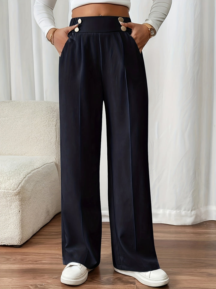 Ariane | Pantalon Fluide à Jambe Droite
