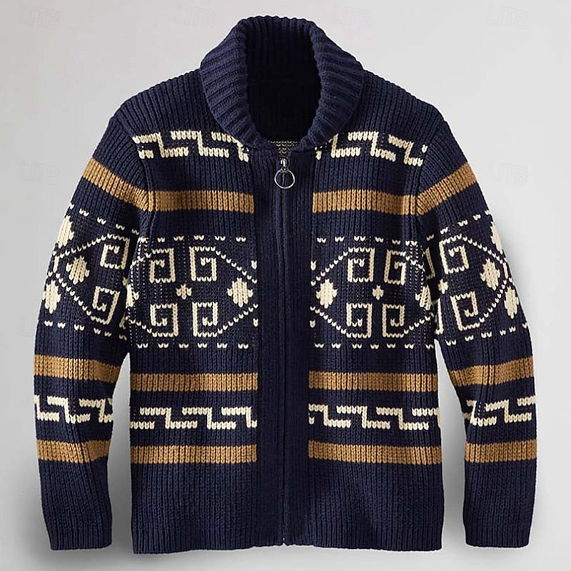 Amédée | Gilet Zippé à Motifs