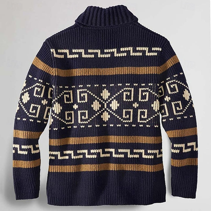 Amédée | Gilet Zippé à Motifs