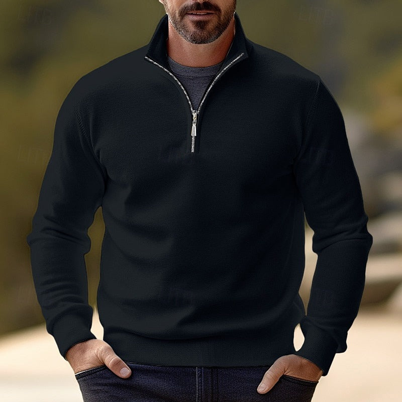 Antonin | Pull Col Montant Zippé