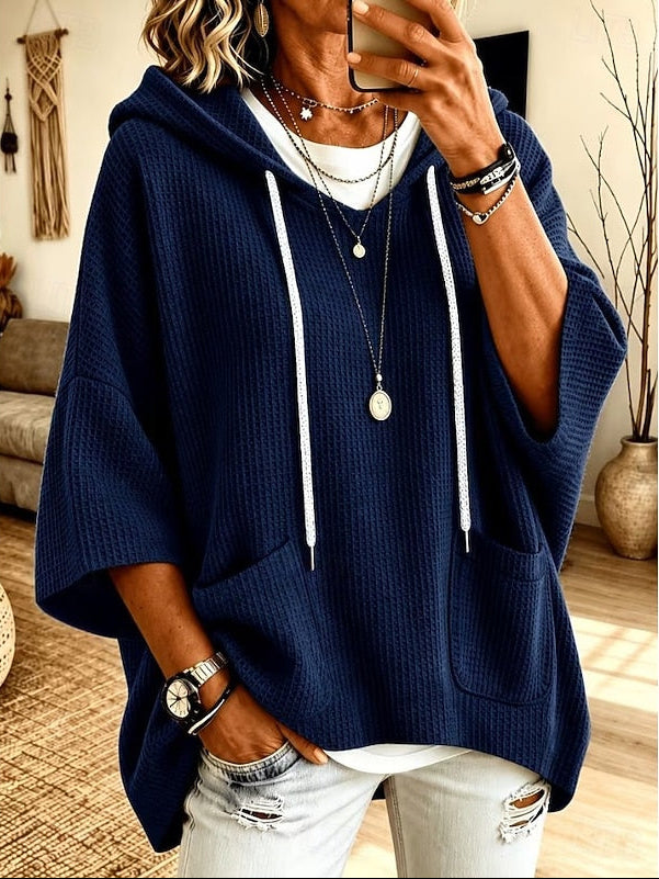 Danielle | Sweat à Capuche Ample et Texturé