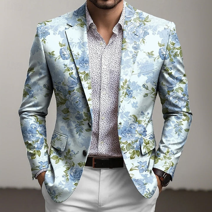 Maël | Blazer Fleuri Élégant