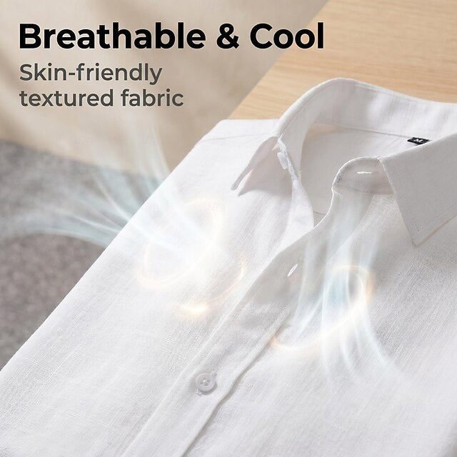 Armand | Chemise Texturée à Manches Courtes