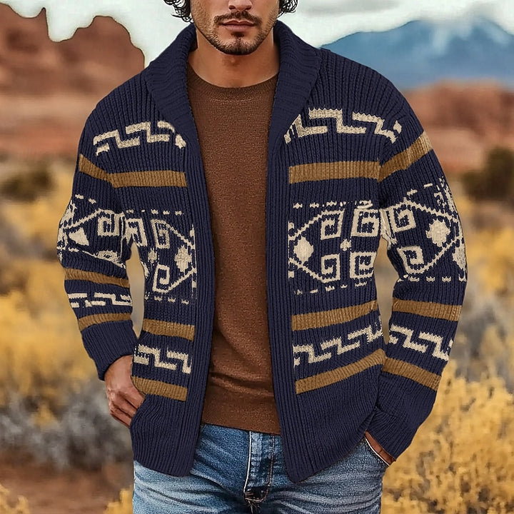 Amédée | Gilet Zippé à Motifs