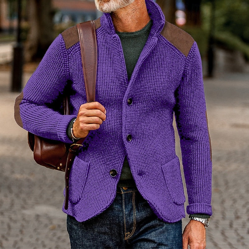 Christophe | Cardigan Structuré à Col Montant
