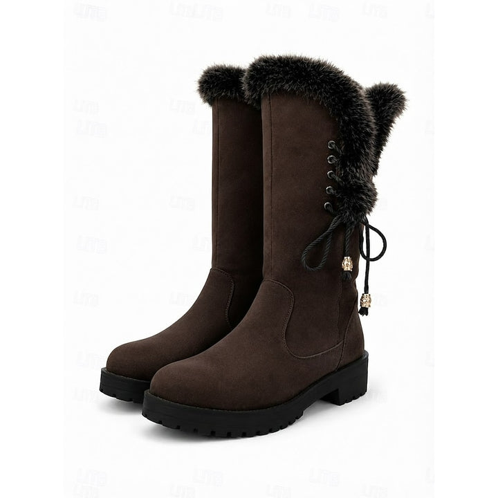Ondine | Bottes Hautes d'Hiver Fourrées