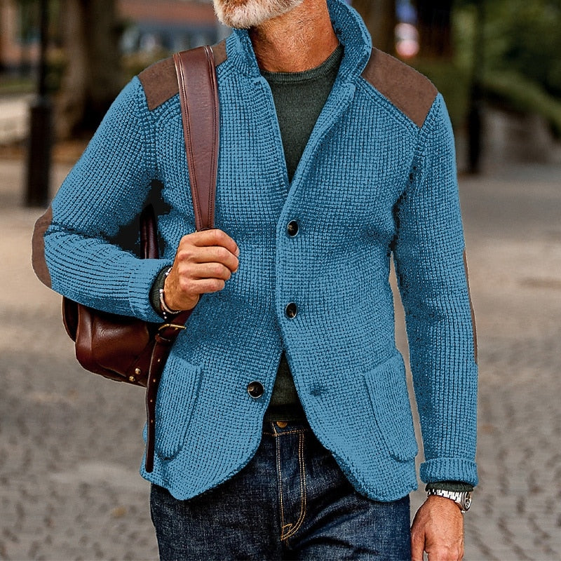Christophe | Cardigan Structuré à Col Montant