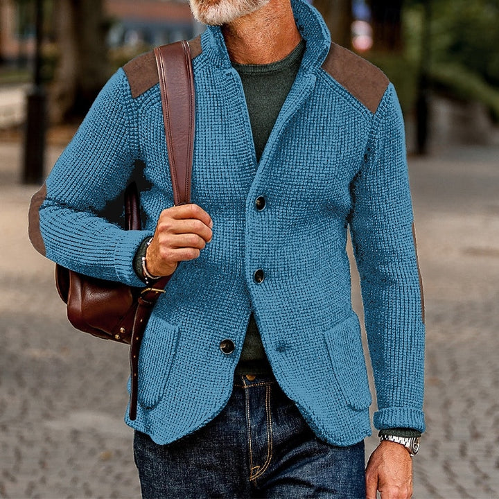 Christophe | Cardigan Structuré à Col Montant