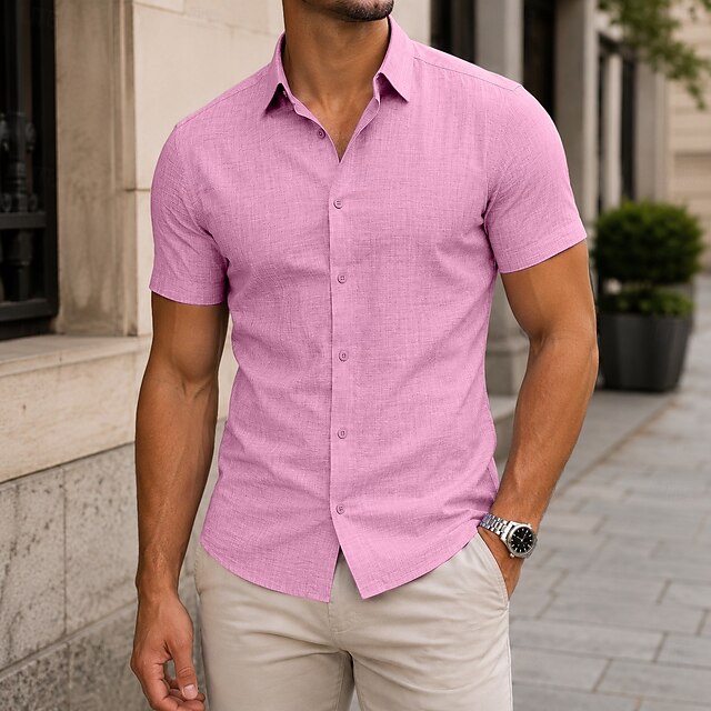 Armand | Chemise Texturée à Manches Courtes