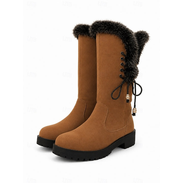 Ondine | Bottes Hautes d'Hiver Fourrées