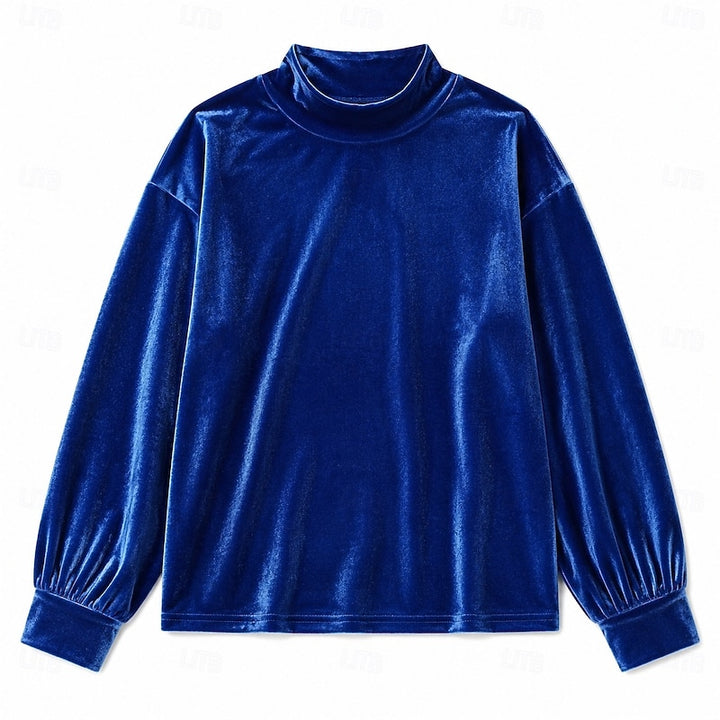 Clémentine | Blouse Élégante à Col Montant