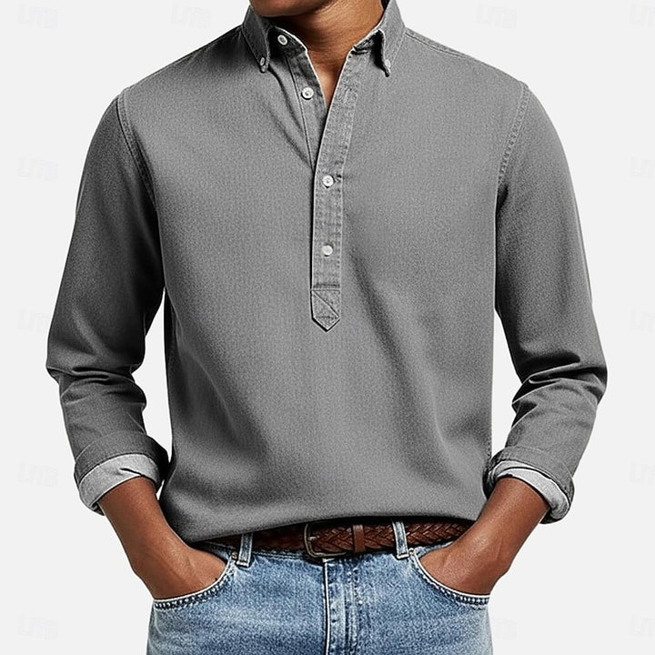 Florian | Chemise Décontractée à Col Boutonné
