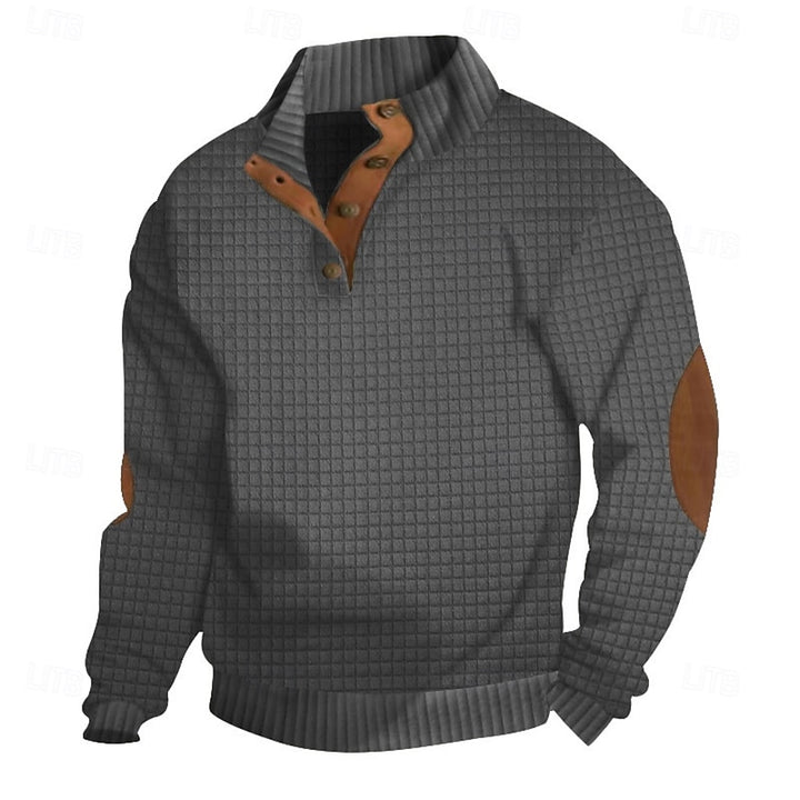 Gérald | Sweat Col Montant Texturé