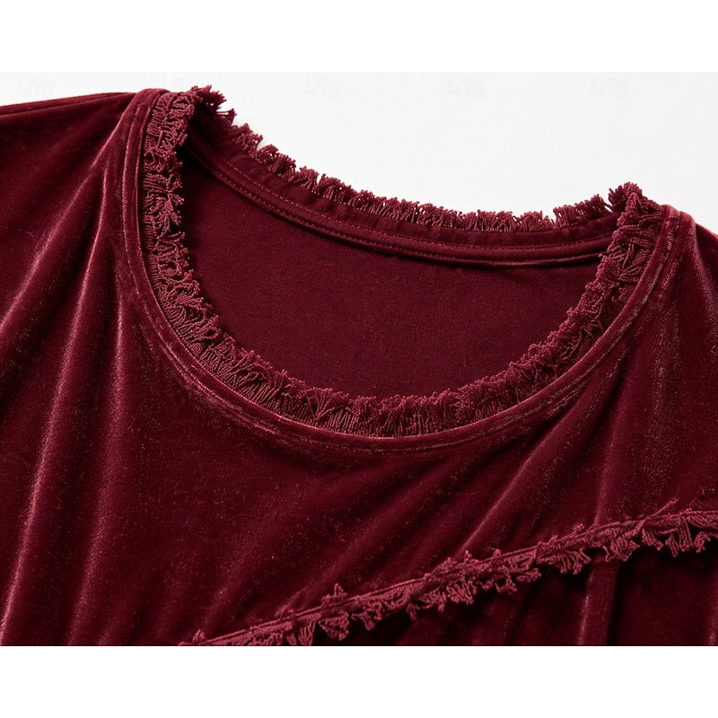 Eugénie | Tunique Élégante à Franges