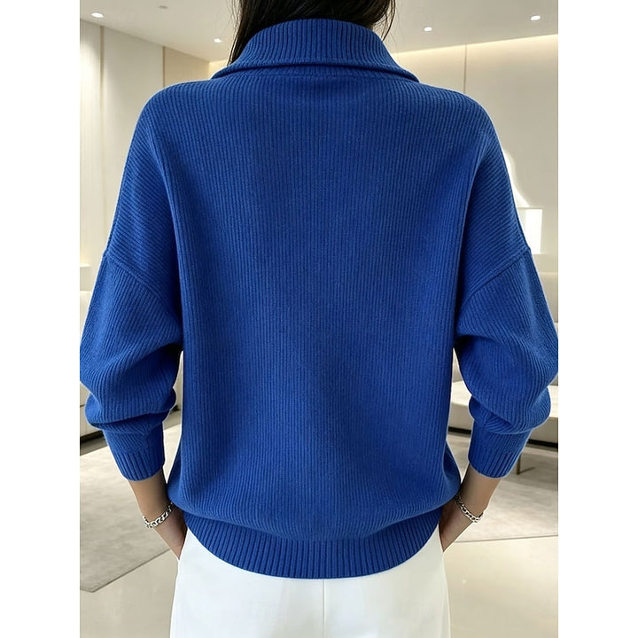 Camille | Pull Col Montant Zippé
