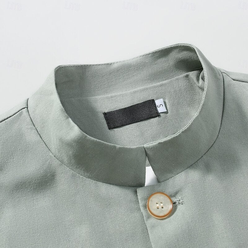 Henri | Veste Raffinée à Col Officier