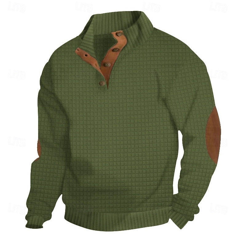 Gérald | Sweat Col Montant Texturé