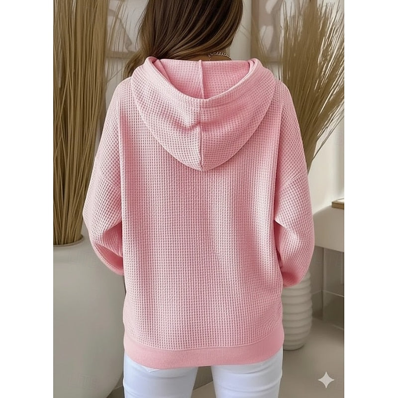 Noëlle | Sweat à Capuche Texturé Confort