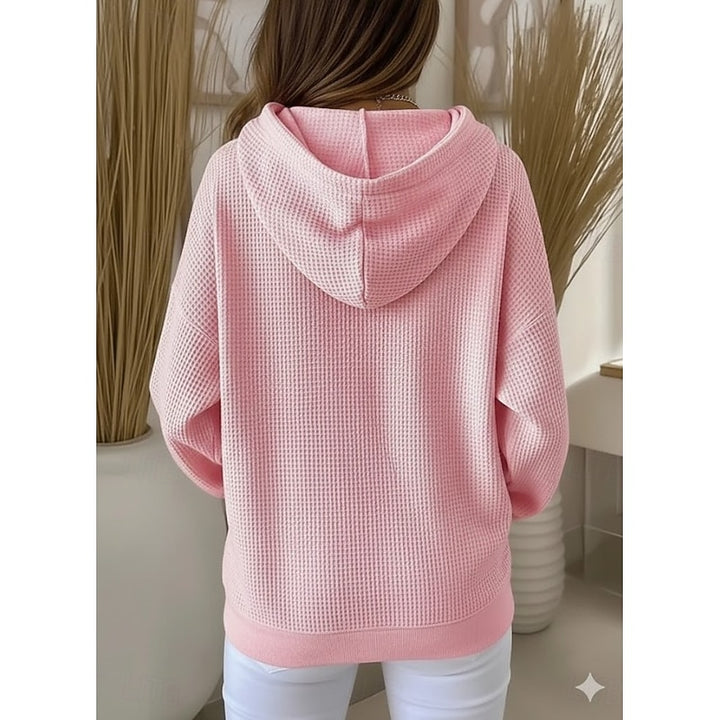 Noëlle | Sweat à Capuche Texturé Confort
