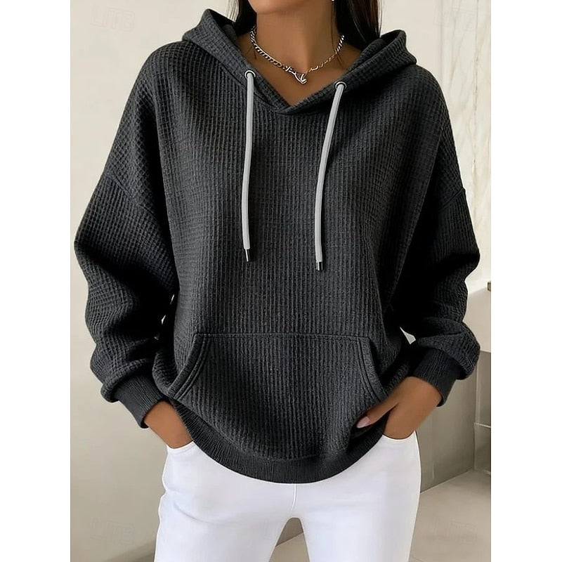 Noëlle | Sweat à Capuche Texturé Confort