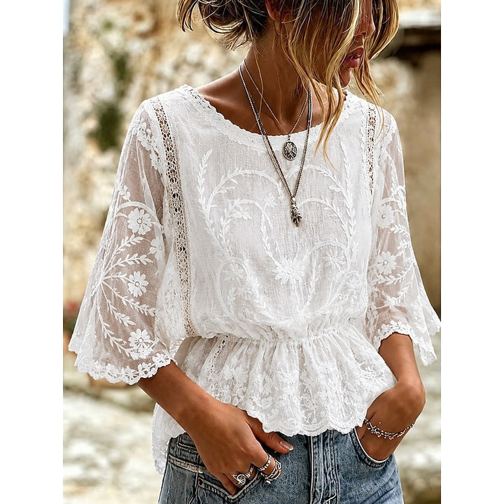 Joséane | Blouse Brodée Bohème