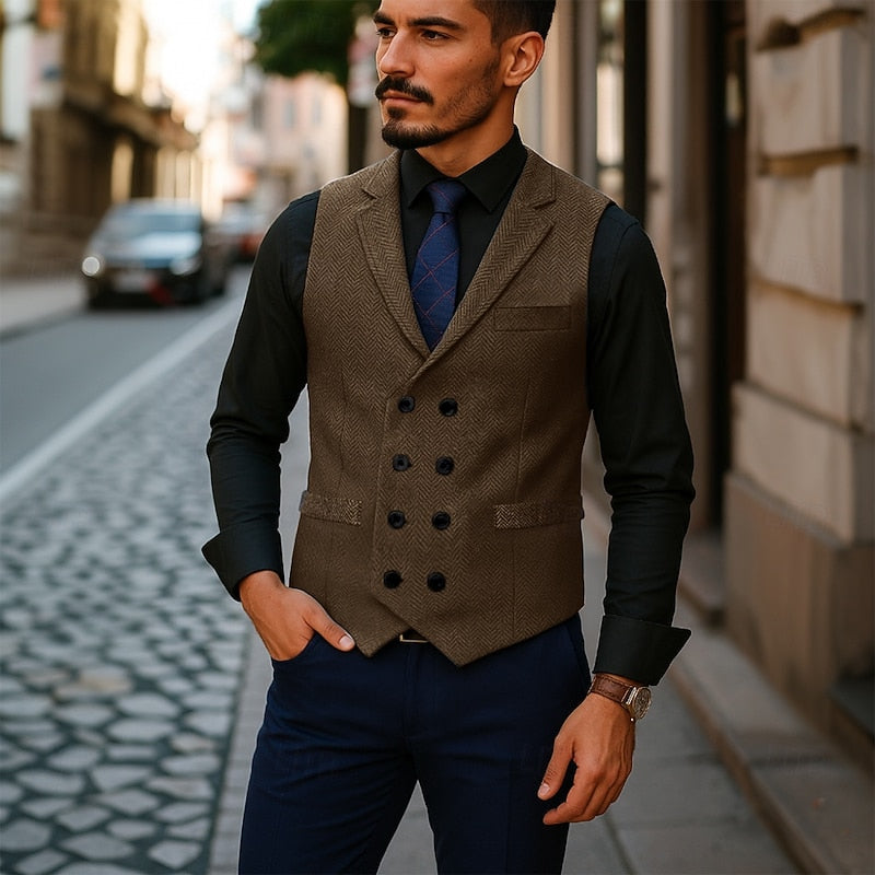 Ambroise | Gilet Croisé Raffiné