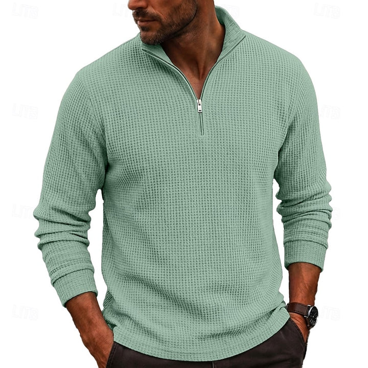 Gustave | Polo Texturé à Col Zippé