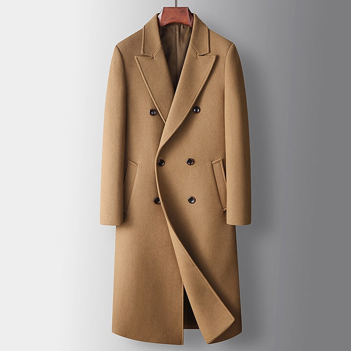 Séverin | Manteau Long Élégant Croisé