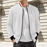 Lionel | Veste Zippée Texturée Col Montant