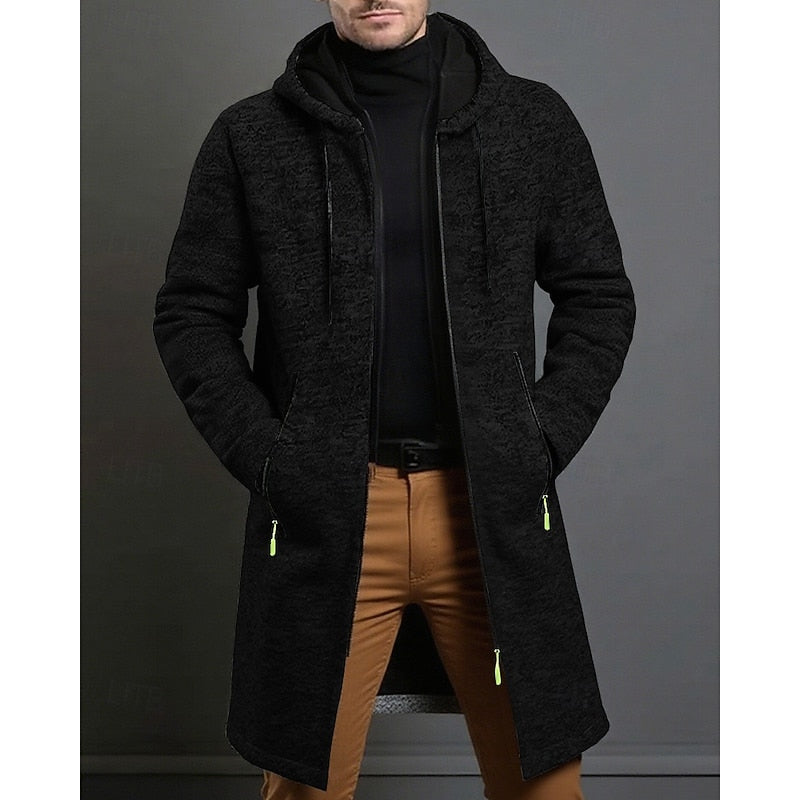 Anatole | Manteau Long à Capuche