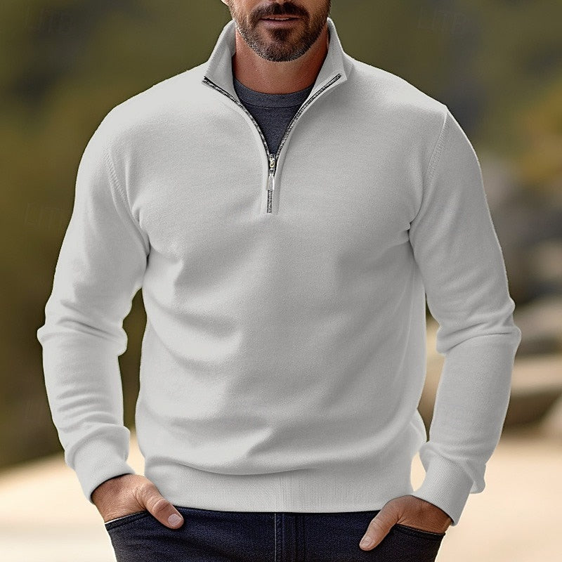 Antonin | Pull Col Montant Zippé