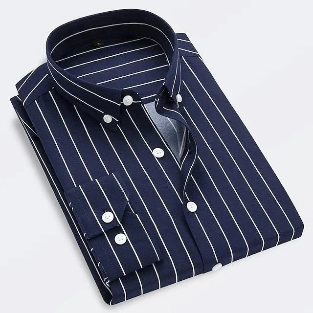 Léonard | Chemise Rayée Élégante