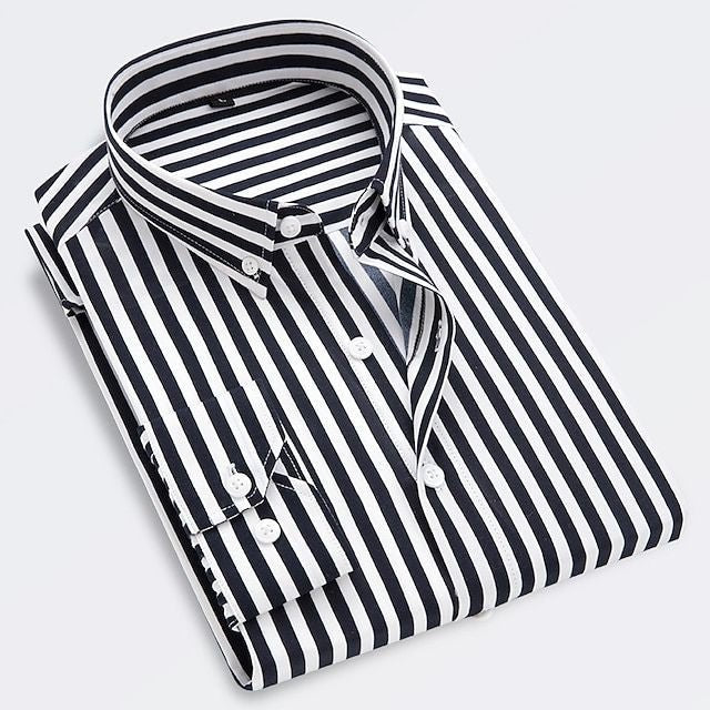 Léonard | Chemise Rayée Élégante