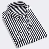 Léonard | Chemise Rayée Élégante