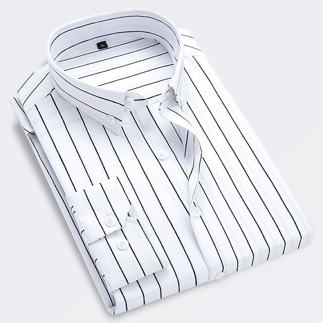Léonard | Chemise Rayée Élégante