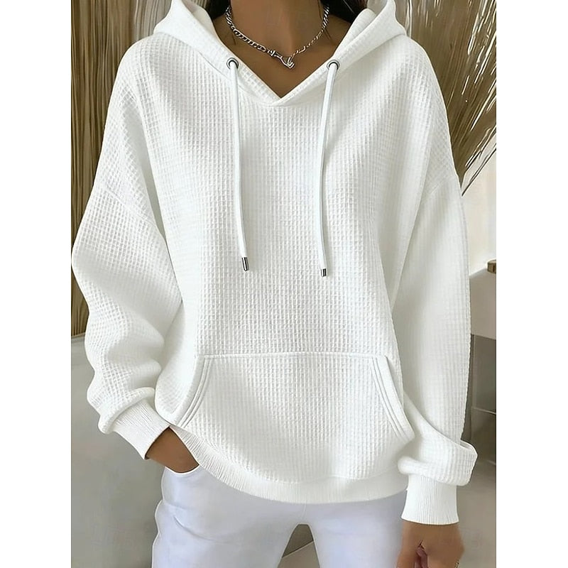 Noëlle | Sweat à Capuche Texturé Confort