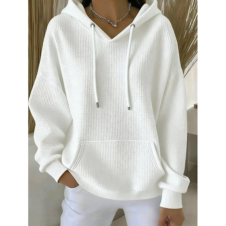 Noëlle | Sweat à Capuche Texturé Confort